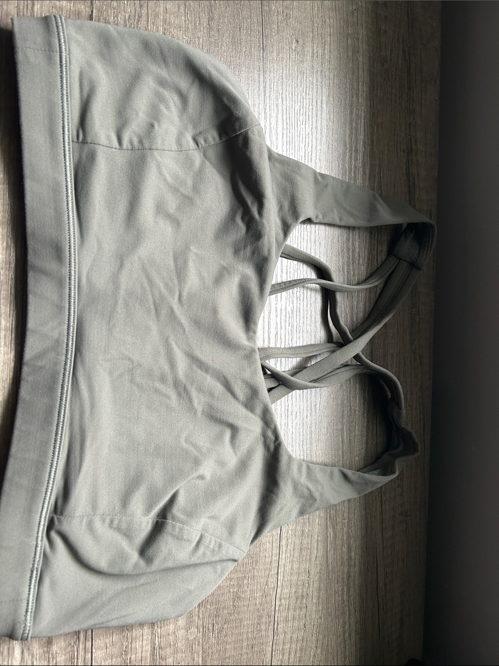 lululemon athletica Olive Green Strappy Sports Bra